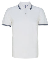 Men's classic fit tipped polo